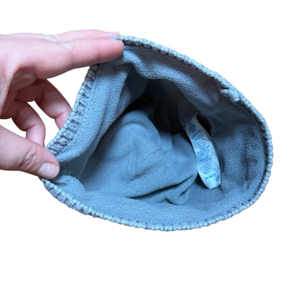 Okaïdi Kids Unisex Gray Knit Beanie Hat Fleece Lined Pom Pom Winter Size 54/56 - Picture 7 of 10